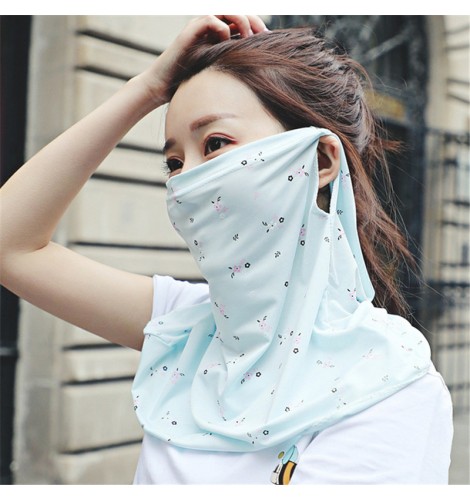 Reusable Mask Sunscreen Dust Proof Outdoor Riding Breathable Face Neck Scarf Protective Mouth 4547